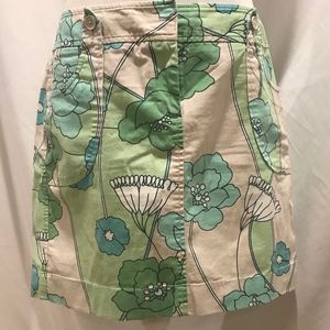 🔥SALE🔥AnnTaylor Loft Floral Skirt 10P